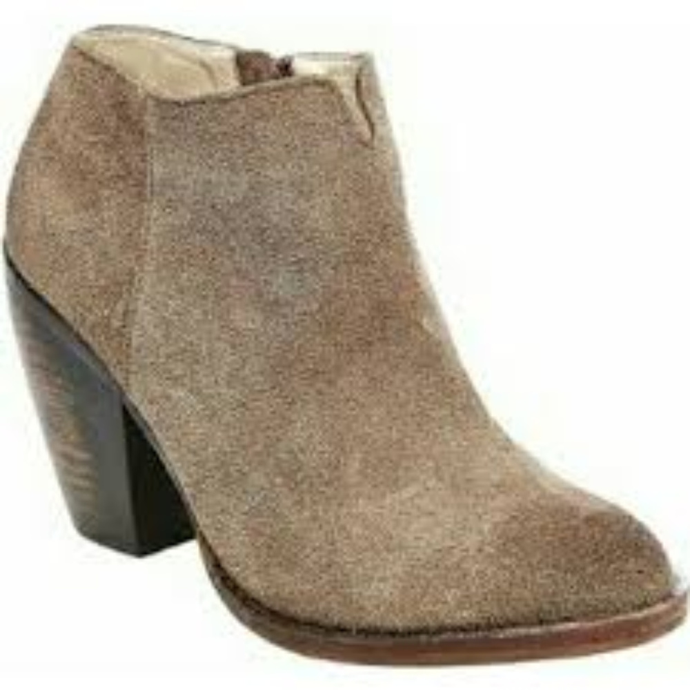 NEW! Soho Cobbler Genuine SUEDE Ankle Boots, Taupe
